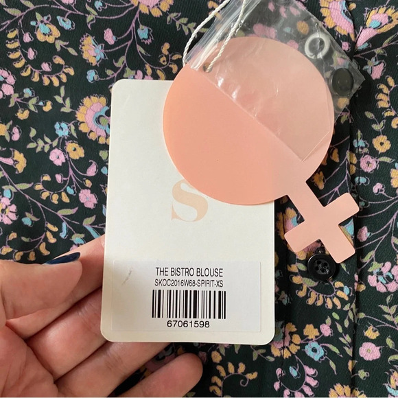 Selkie The Bistro Blouse in Spirit Floral Womens Size XS. Worn once for dinner. - Picture 5 of 6